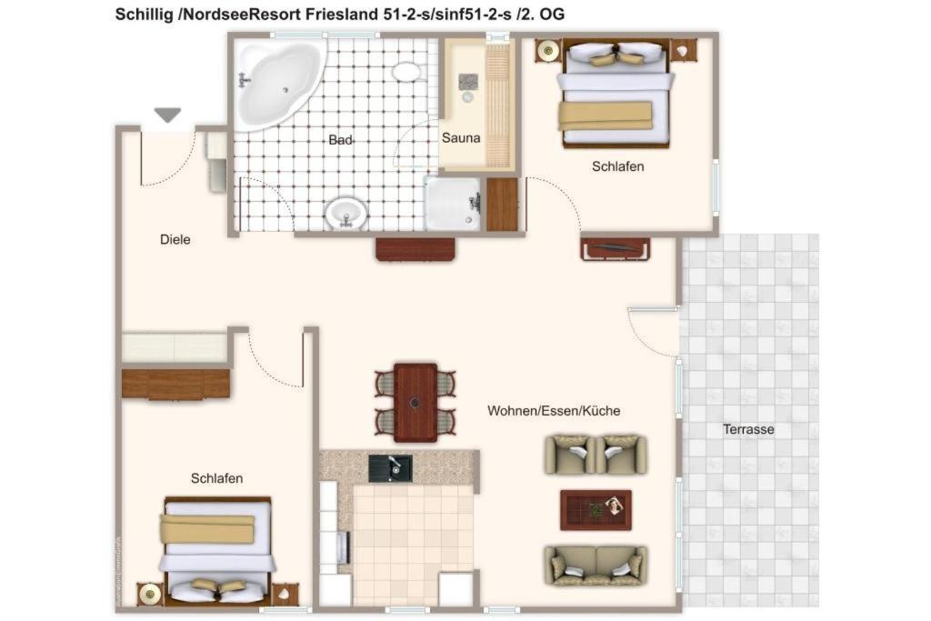 Nordseeresort Friesland Nordseeresort Friesland 51-2-S Шилиг Екстериор снимка